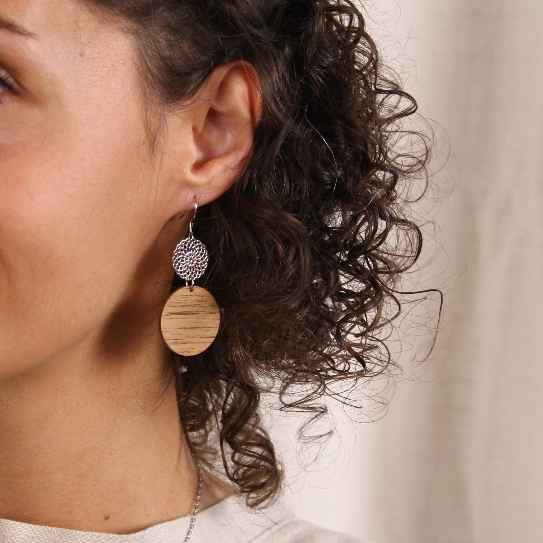Earrings "Oriental Silver"