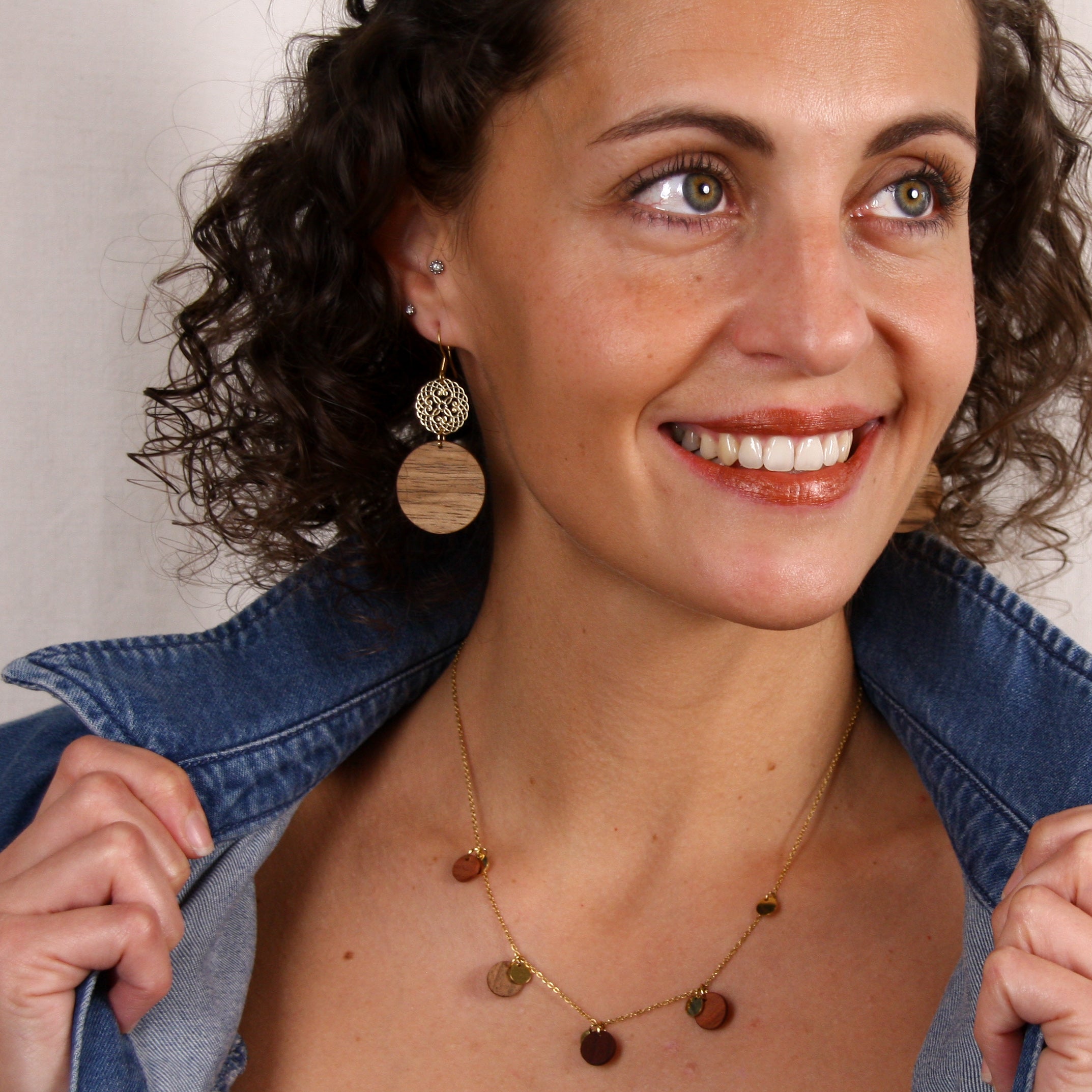 Earrings "Oriental Gold"