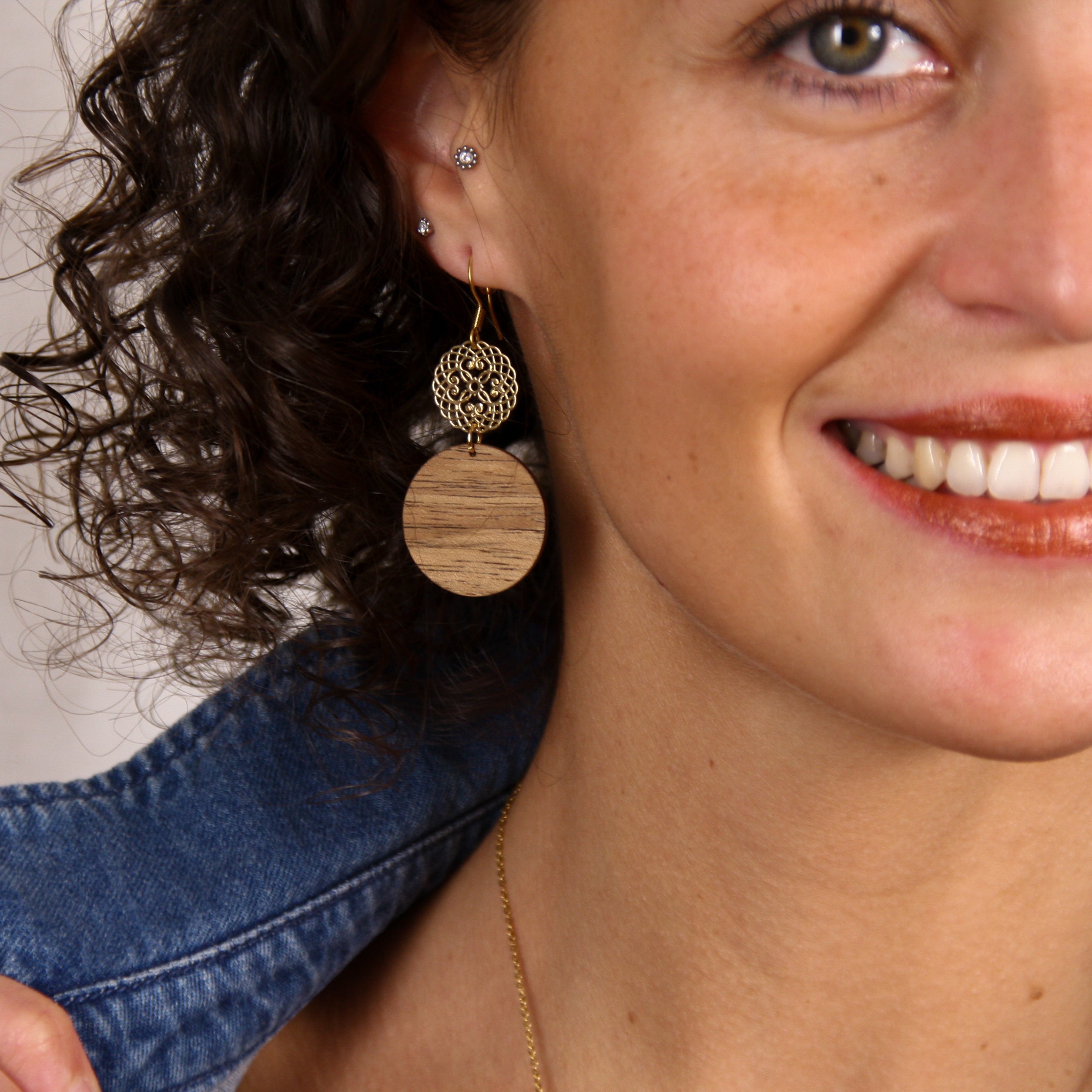 Earrings "Oriental Gold"
