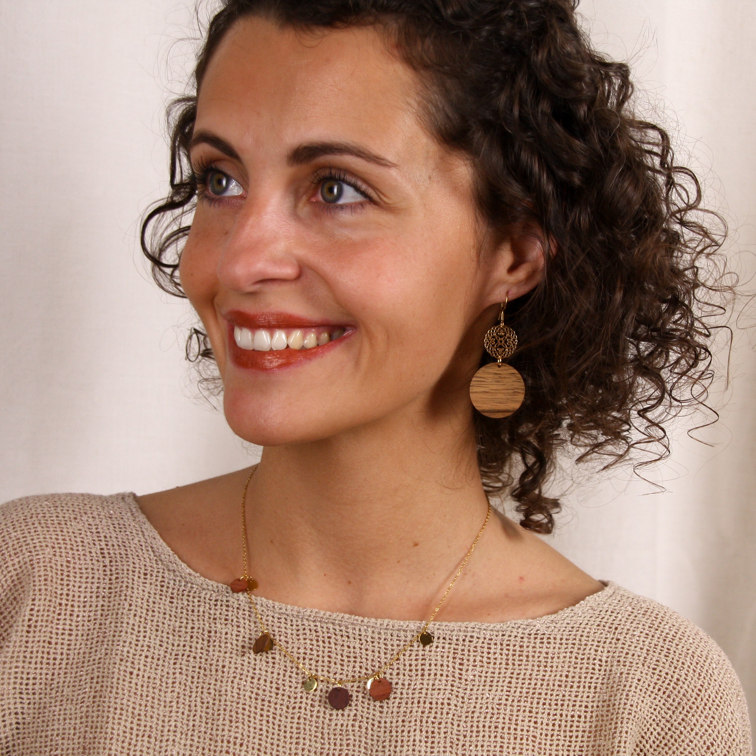 Earrings "Oriental Gold"