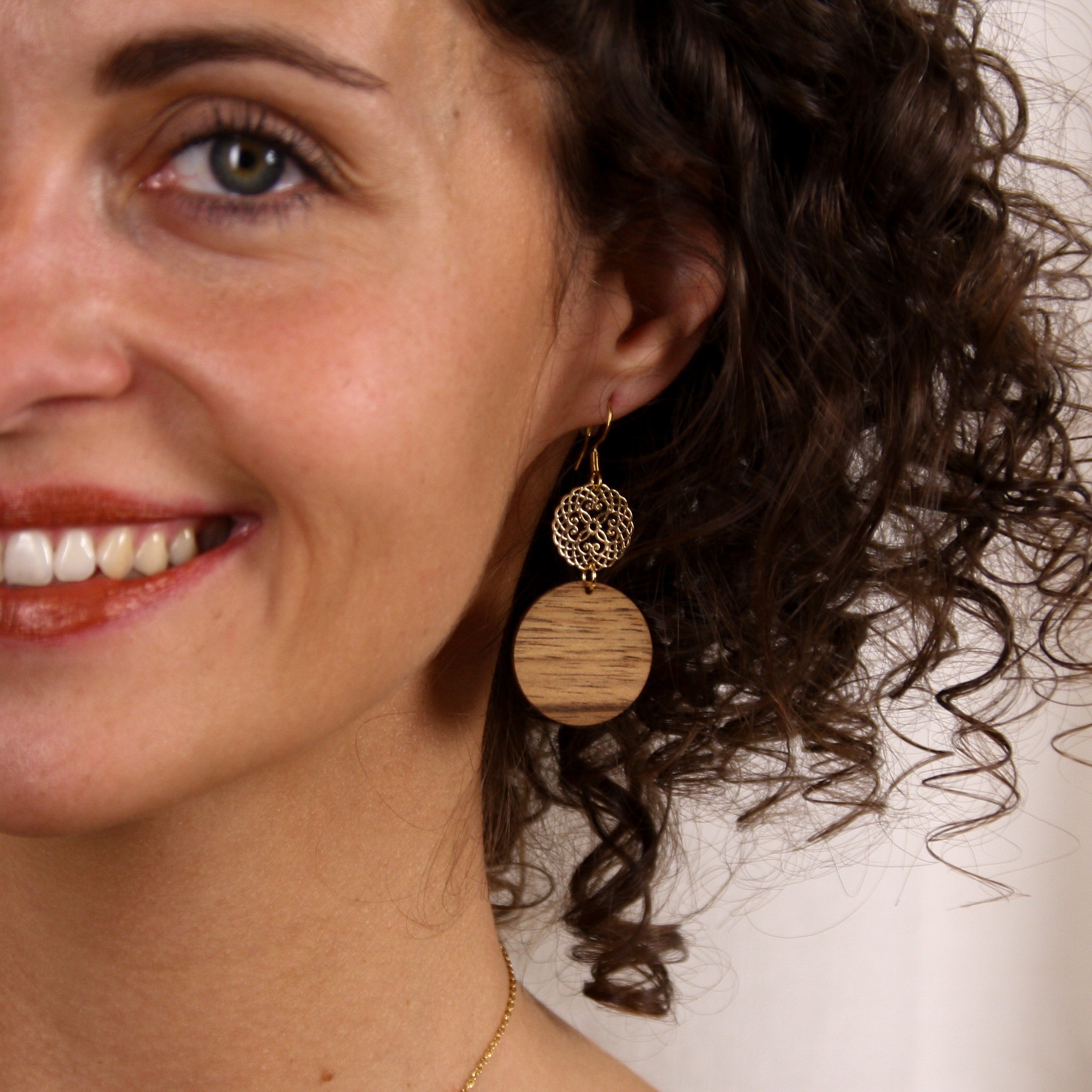 Earrings "Oriental Gold"