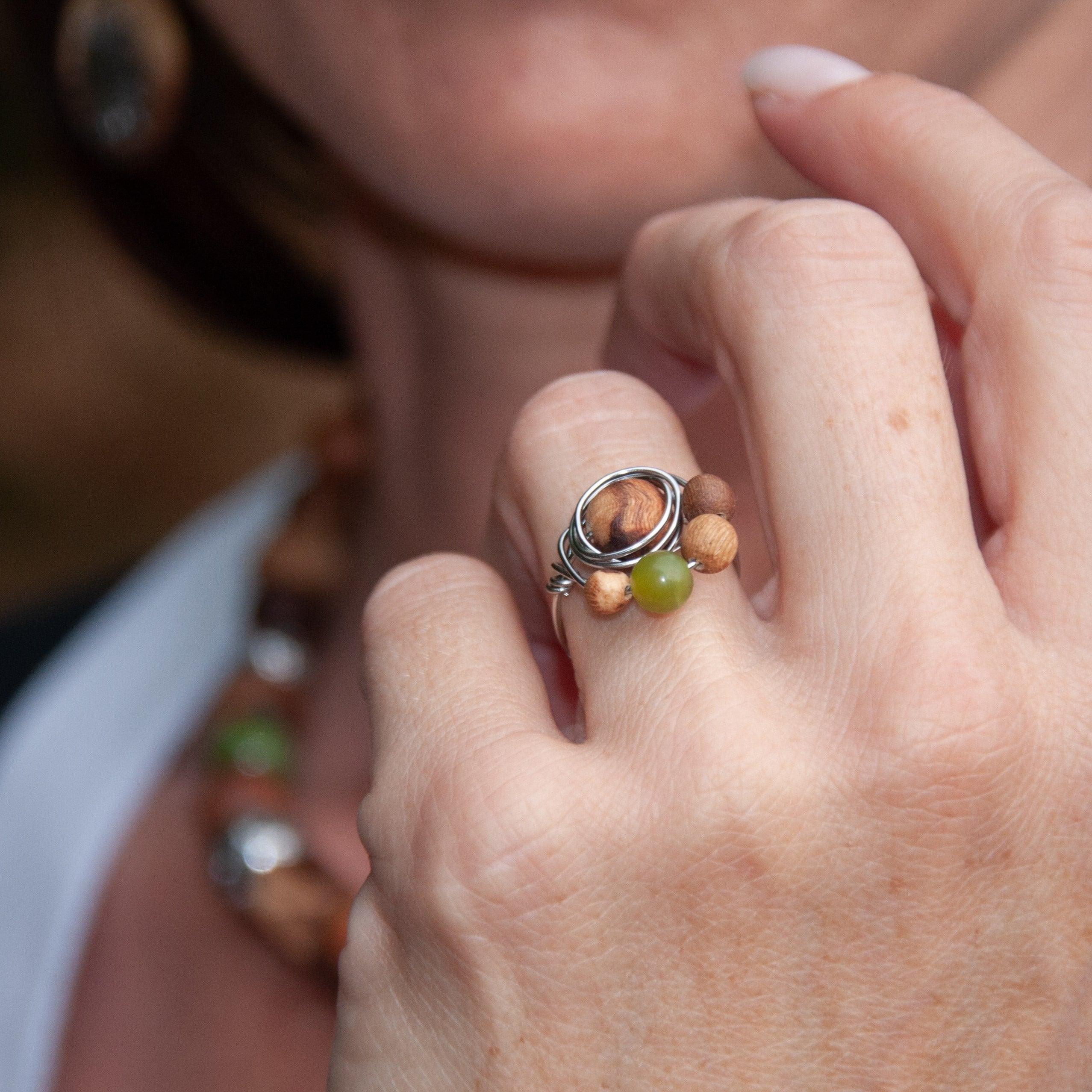 Statement Ring "Chardonnay"