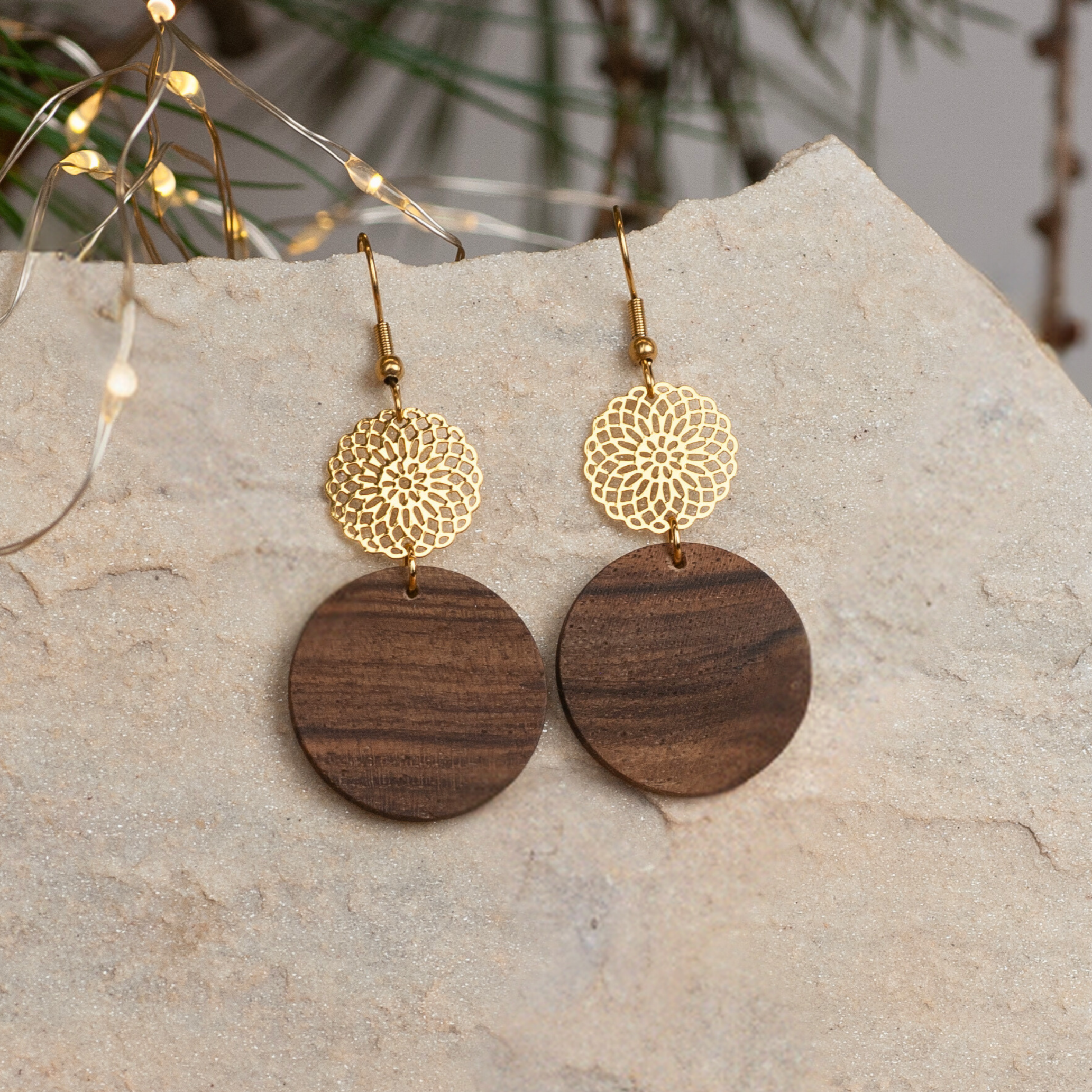 Earrings "Oriental Gold"