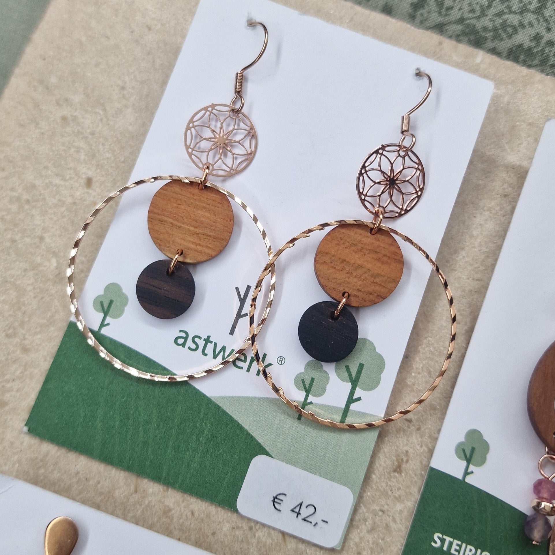 Ohrringe rose &