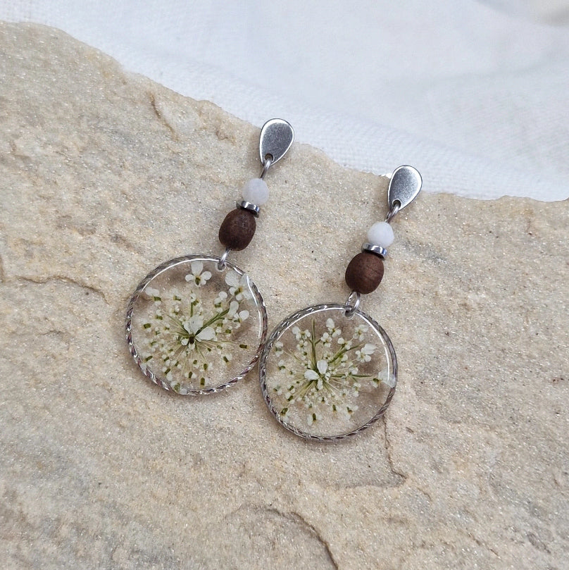 Ohrringe "Perlblumen"