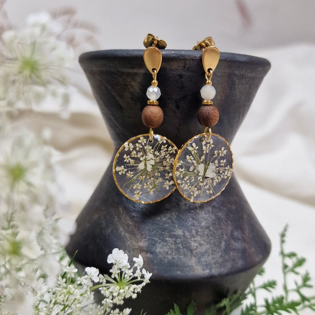 Ohrringe "Perlblumen"