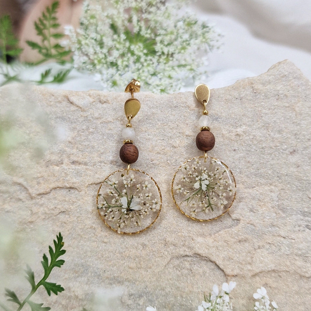 Ohrringe "Perlblumen"