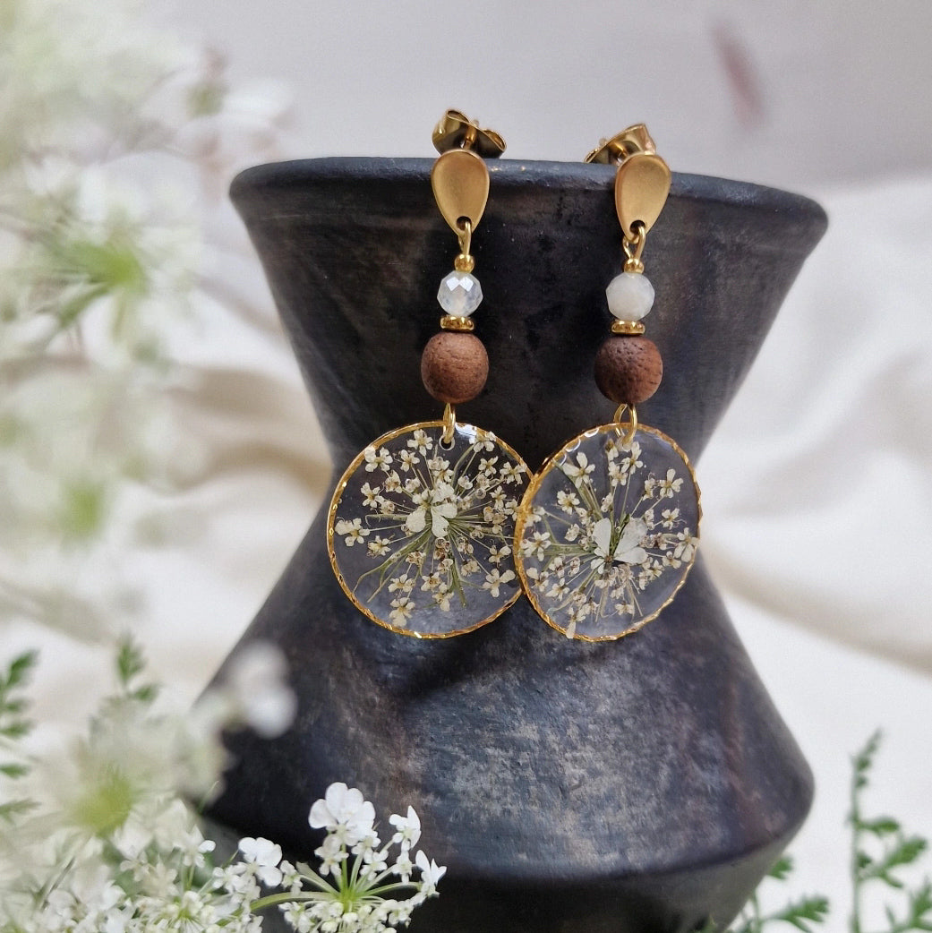 Ohrringe "Perlblumen"