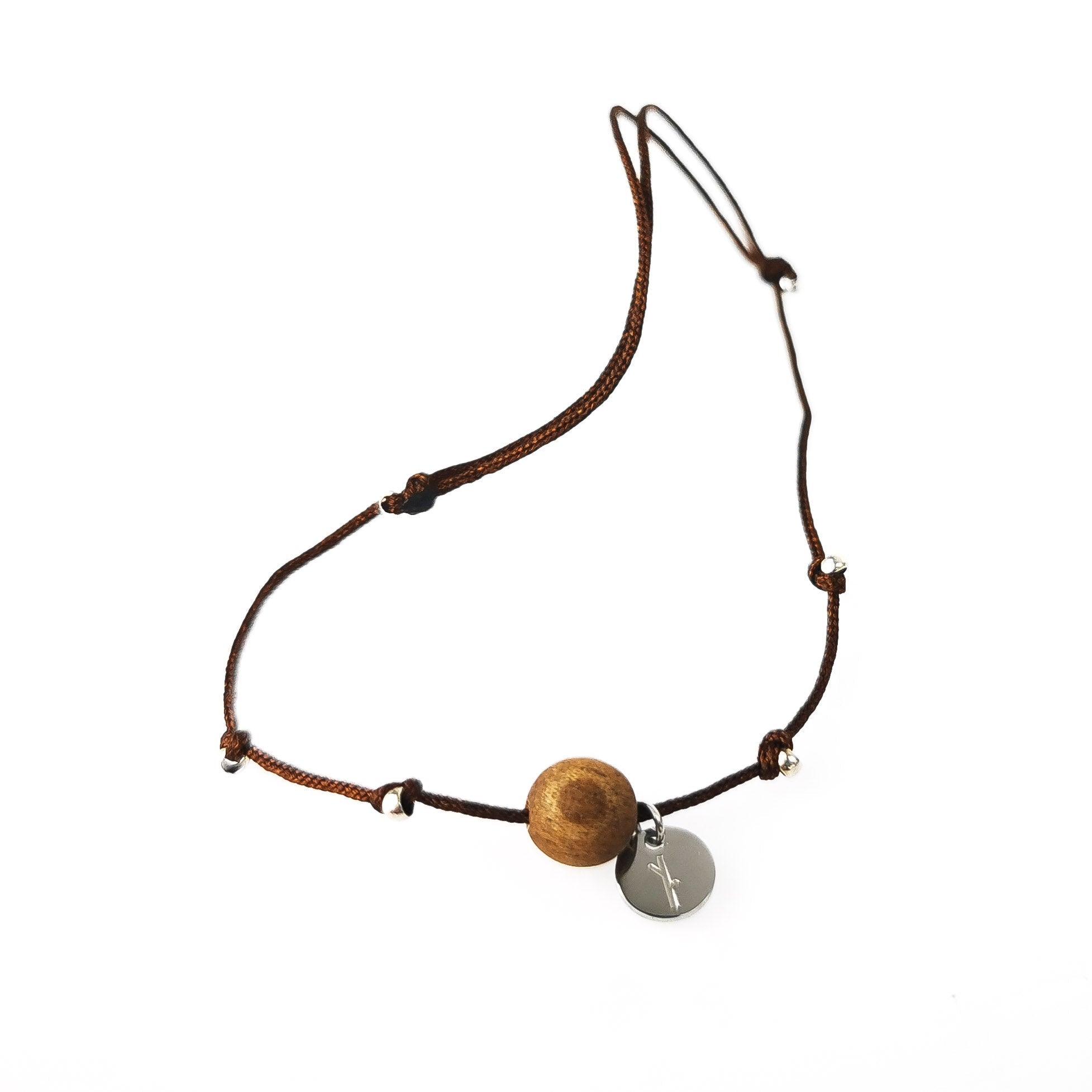 Glücksarmband "Nussholz" - Holzschmuck Astwerk
