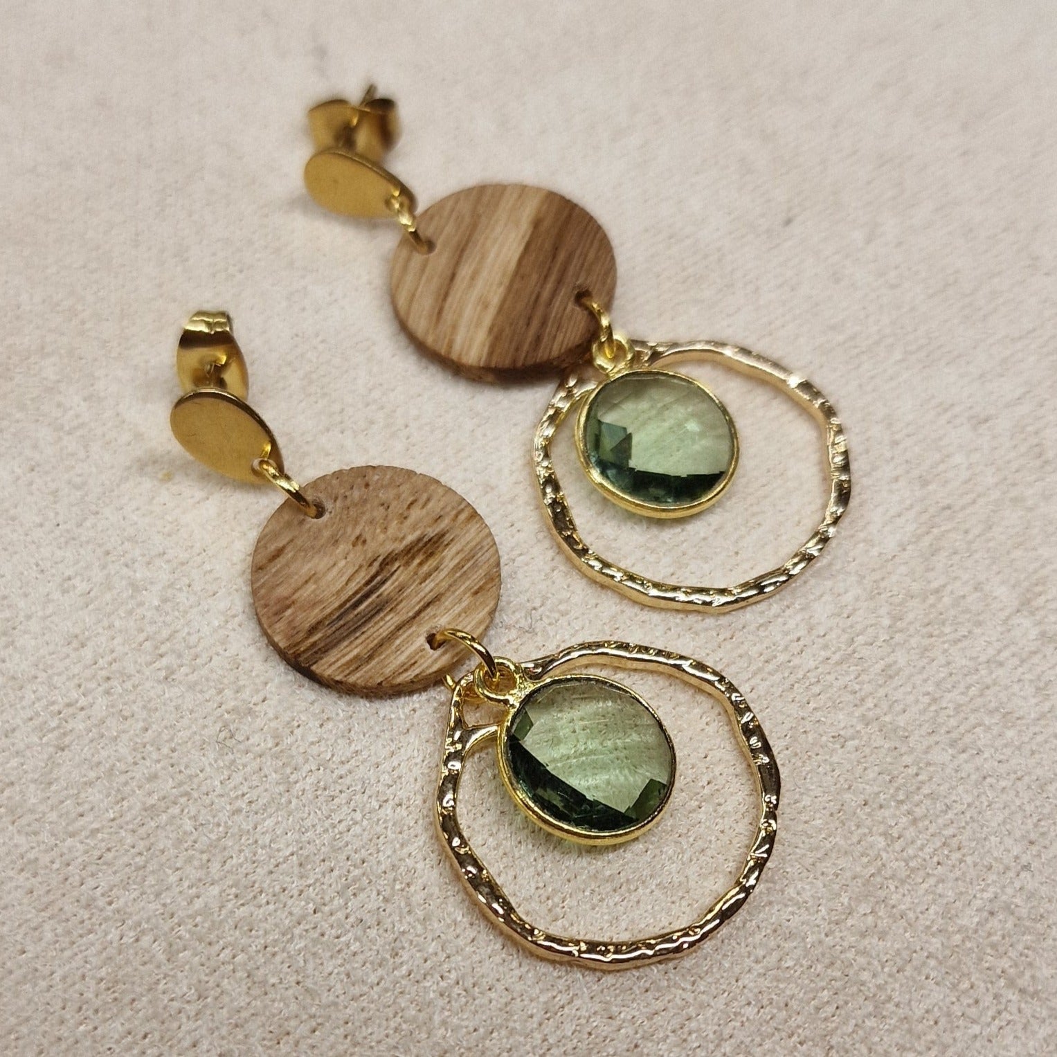 Ohrringe &amp;quot;Rebenzauber&amp;quot; – Holzschmuck Astwerk