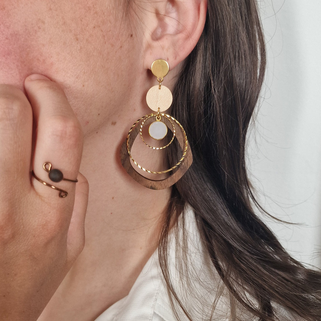 Ring &quot;Wundernuss Bronze&quot;