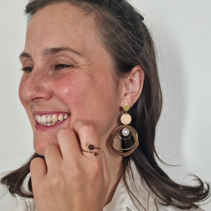Ring &quot;Wundernuss Bronze&quot;