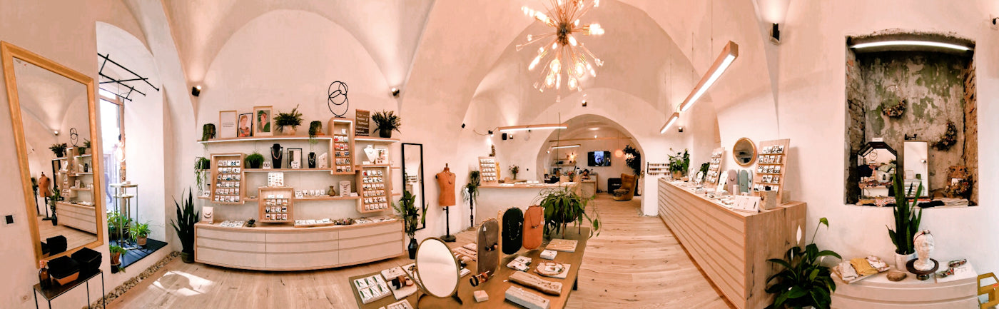 Panoramaansicht Astwerk Shop Graz