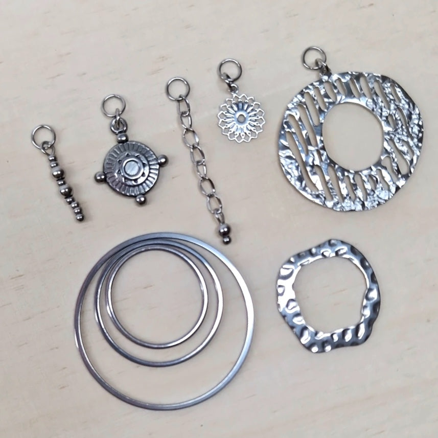 Mix &amp; Match Silber Charms SET
