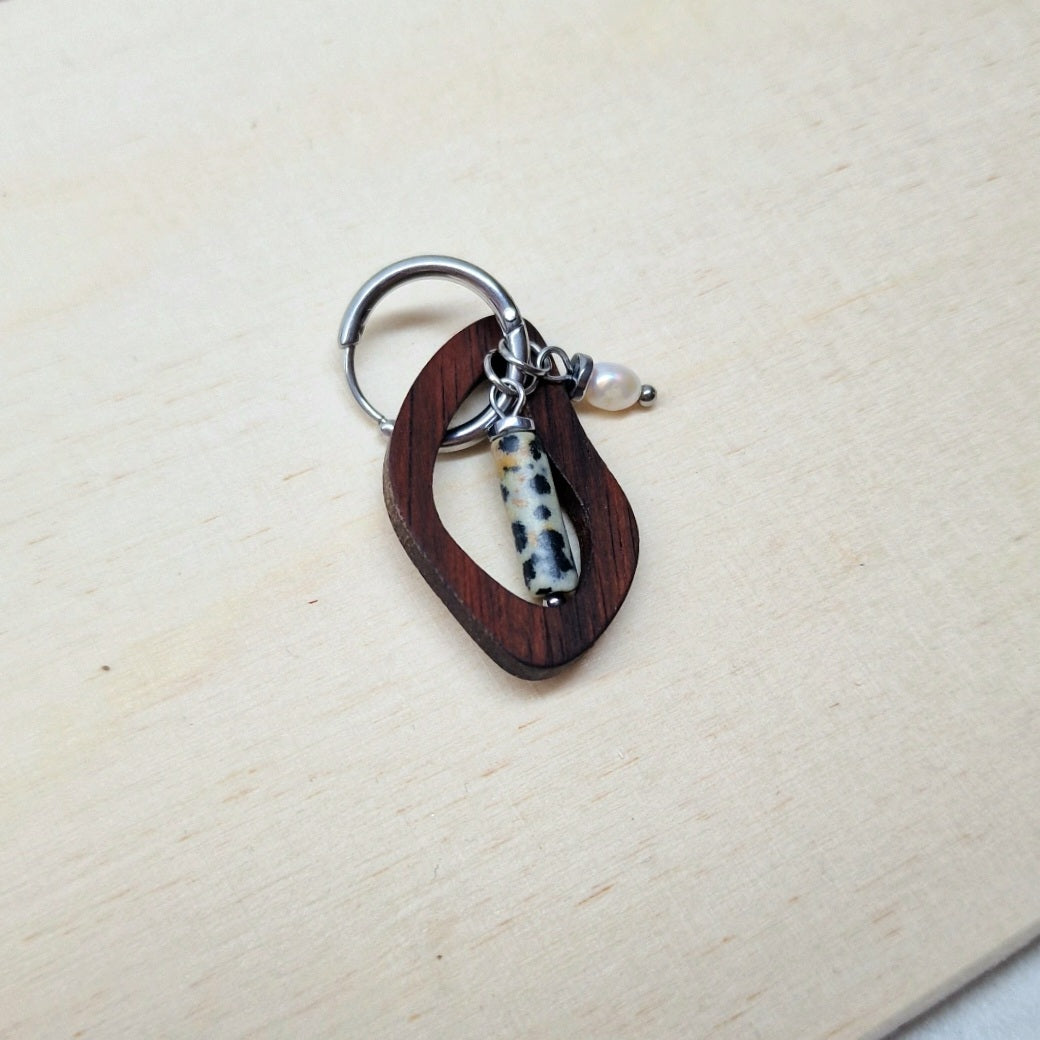Mix &amp; Match Ebenholz Charms SET Silber