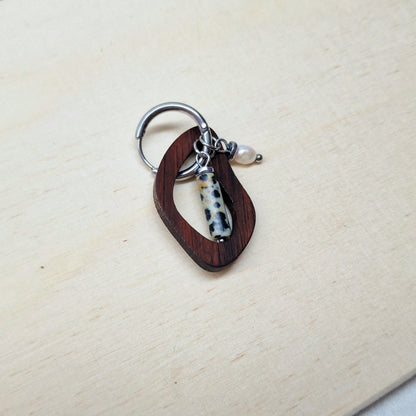 Mix &amp; Match Ebenholz Charms SET Silber