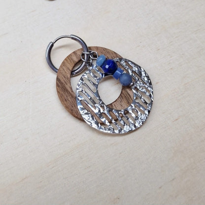 Mix &amp; Match Nussholz Charms Silber