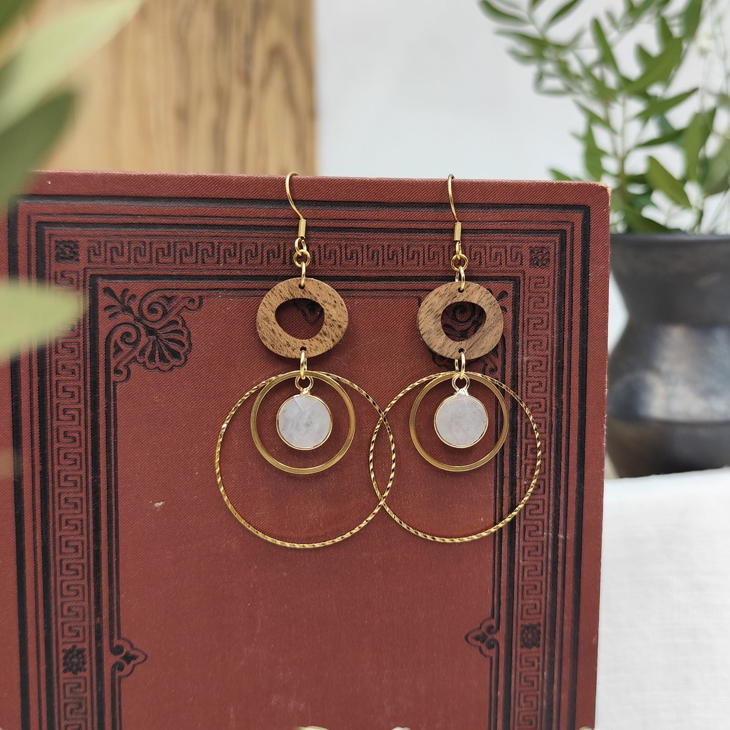 Earrings "Harmonia gold"
