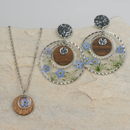 Ohrringe &quot;Himmelsblau Silber&quot;