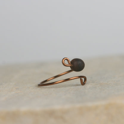 Ring &quot;Wundernuss Bronze&quot;