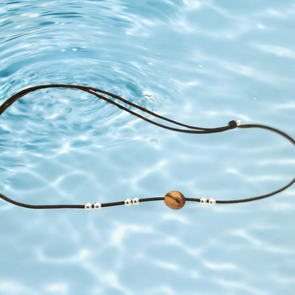 Ankle chain &quot;sandy beach silver&quot;