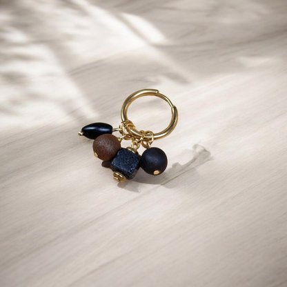 Mix &amp; Match Ebenholz Charms Silber