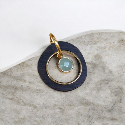 Mix &amp; Match Ebenholz Charms Silber