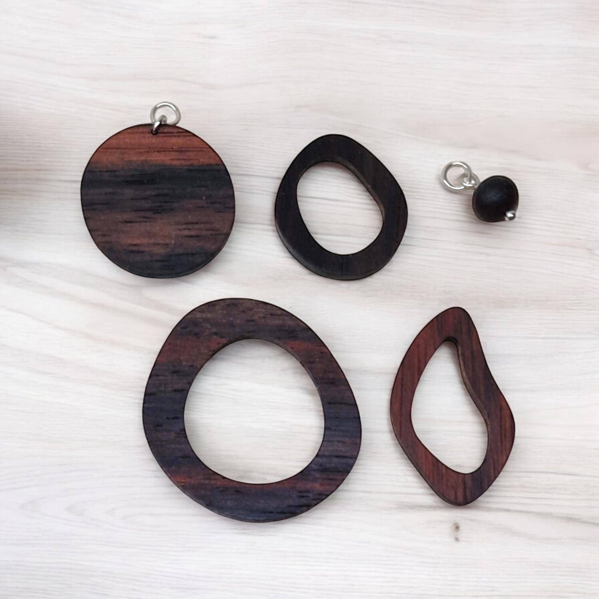 Mix &amp; Match Ebenholz Charms SET Gold