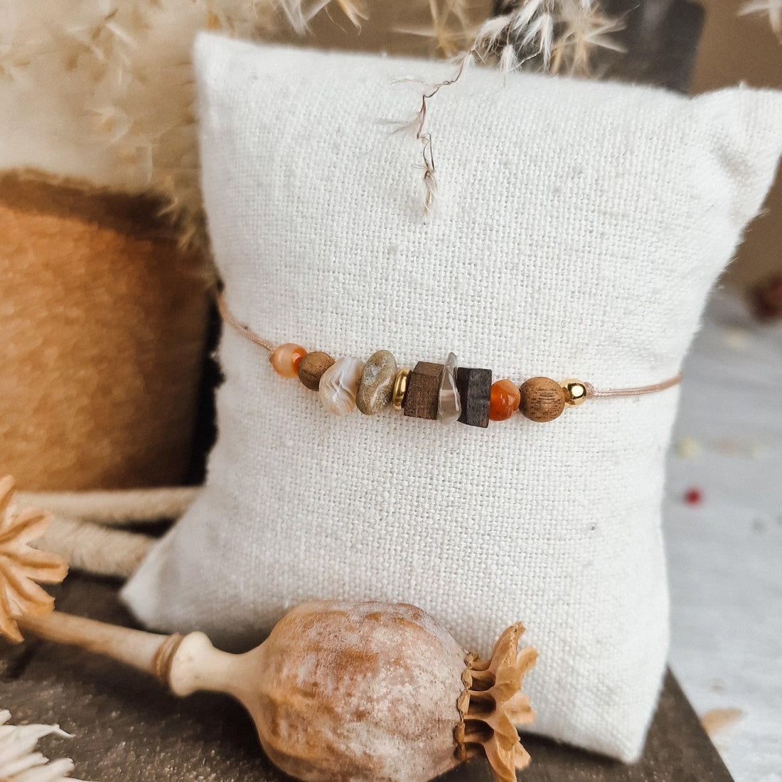 Armband &quot;Eichhörnchen&quot; - Holzschmuck Astwerk