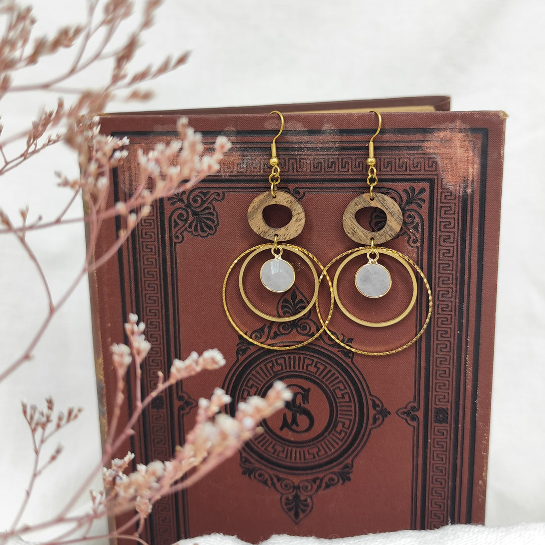 Earrings "Harmonia gold"