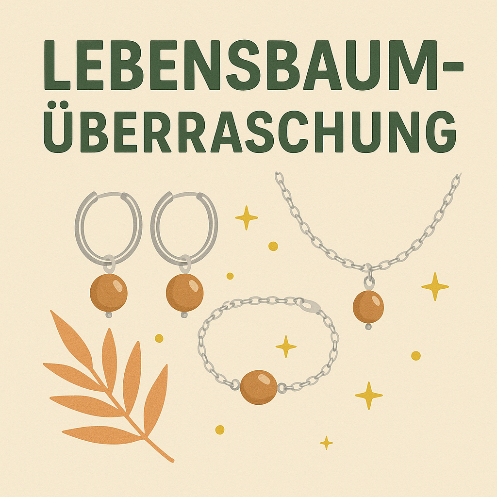 Überraschungsset &quot;Lebensbaum Silber&quot;