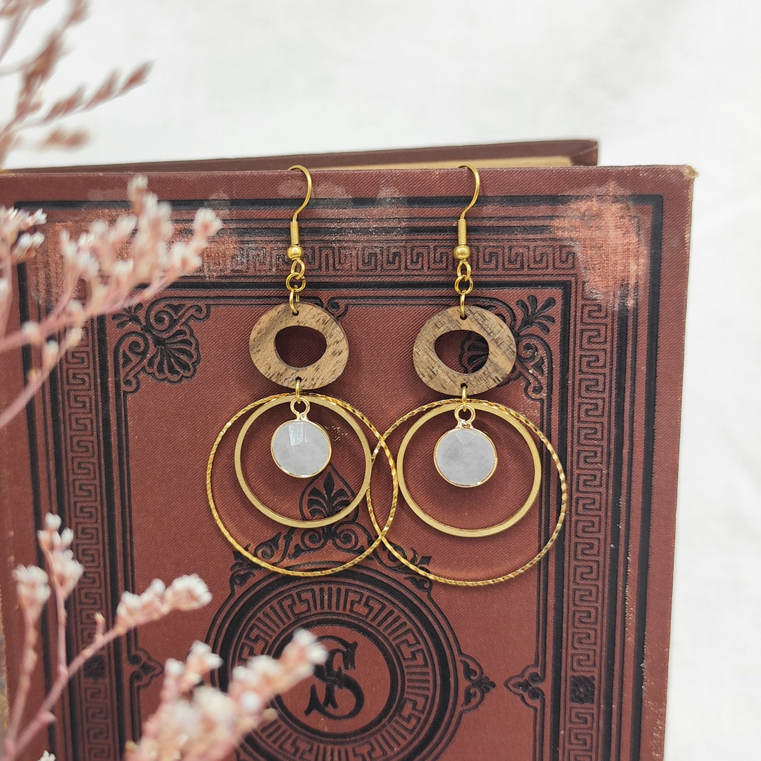 Earrings "Harmonia gold"
