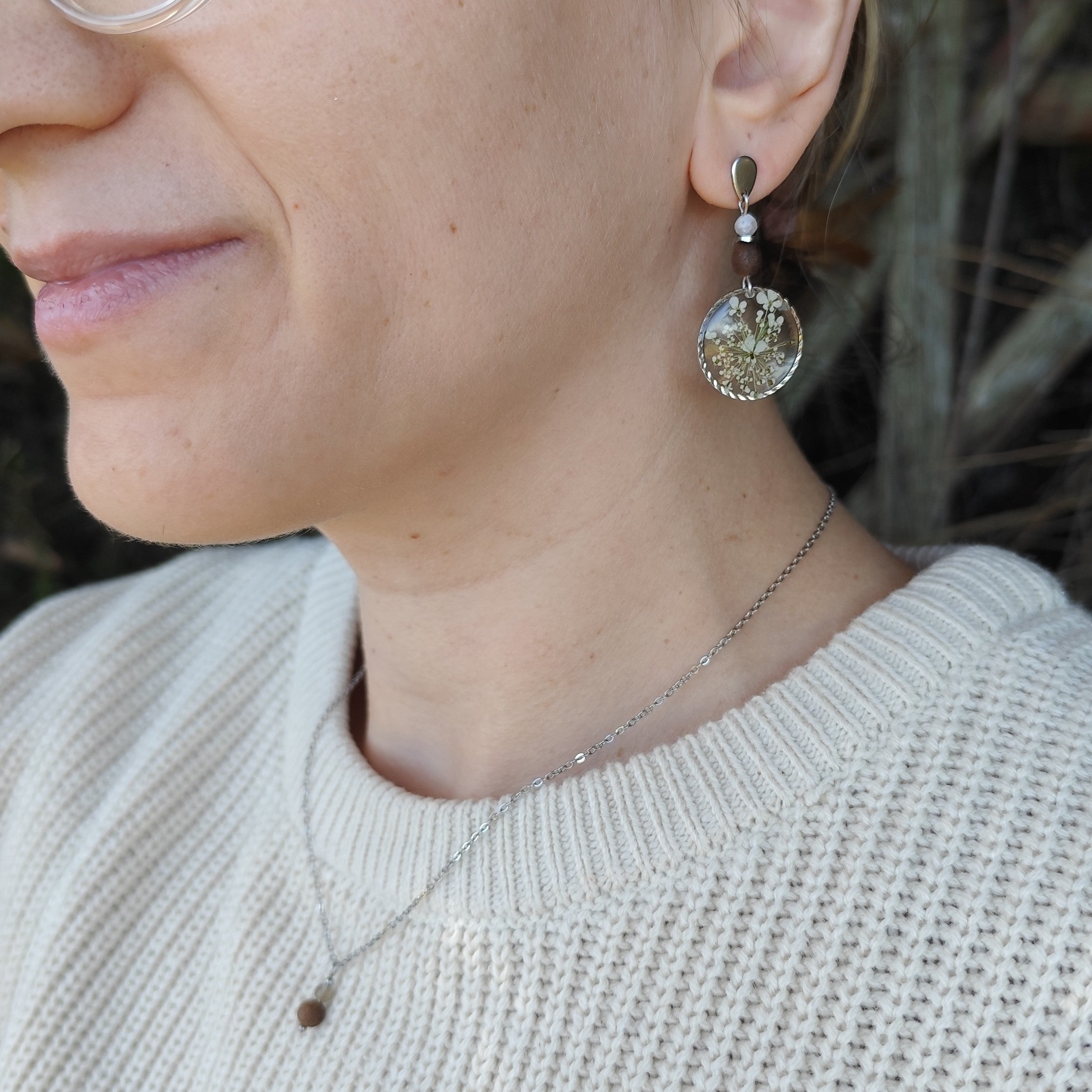 Ohrringe &quot;Perlblumen&quot;