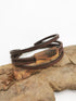 Lederarmband Männer "Weinstock" - Holzschmuck Astwerk