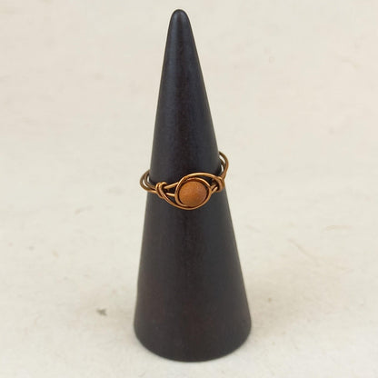 Holzschmuck_Astwerk_Ring_Zwetschke_Kugel_Bronze