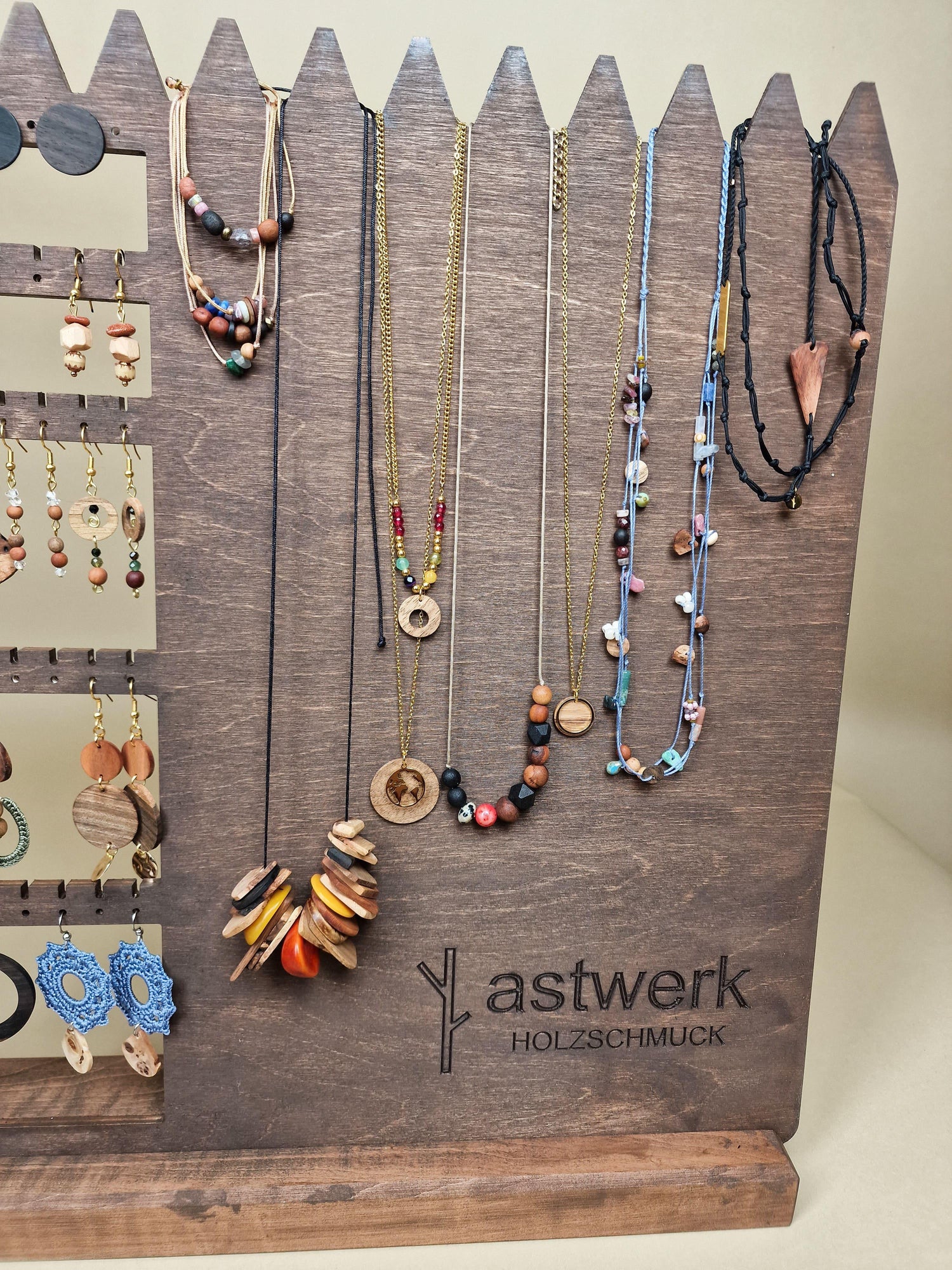 Rosenrot | Schmuck-Organizer groß - Holzschmuck Astwerk