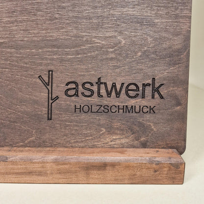 Rosenrot | Schmuck-Organizer groß - Holzschmuck Astwerk